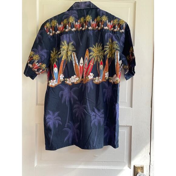 Paradise Style Men's Size Medium Hawaiian Shirt 100% Cotton Vintage - Picture 2 of 6